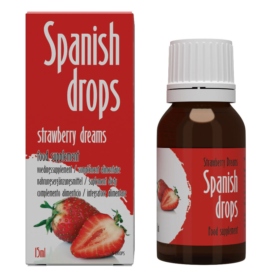 COBECO Spanish Drops Strawberry Dreams s jahodovou příchutí, 15 ml