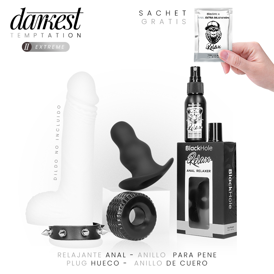 Darkest Temptation 2: Extreme Dreamkit s kolíkem, kroužky a análním sprejem