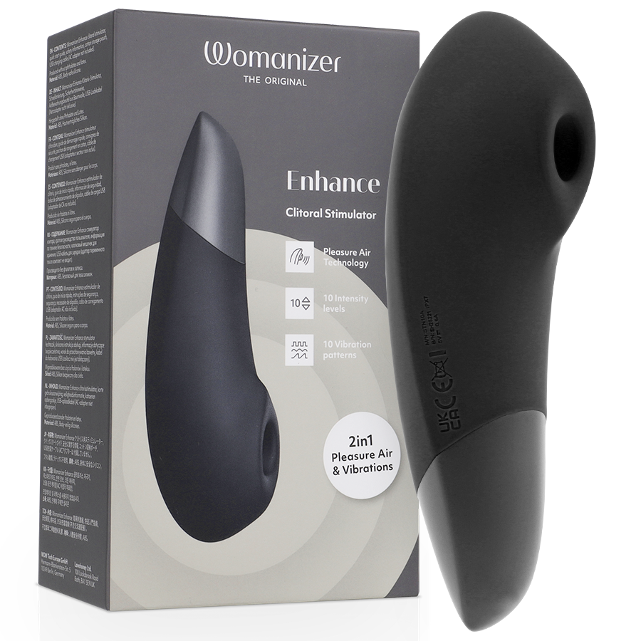 Womanizer Enhance stimulátor Pleasure Air, černý