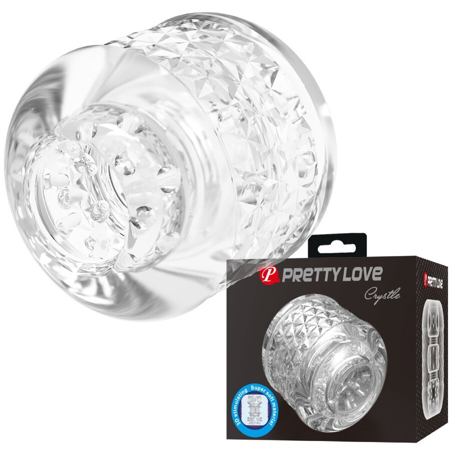 Masturbátor Pretty Love Crystle se dvěma vstupy