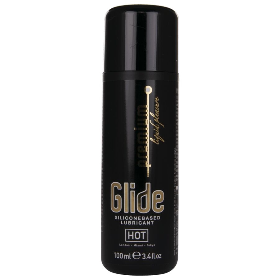 HOT Premium Silicone Glide silikonový lubrikační gel, 100 ml