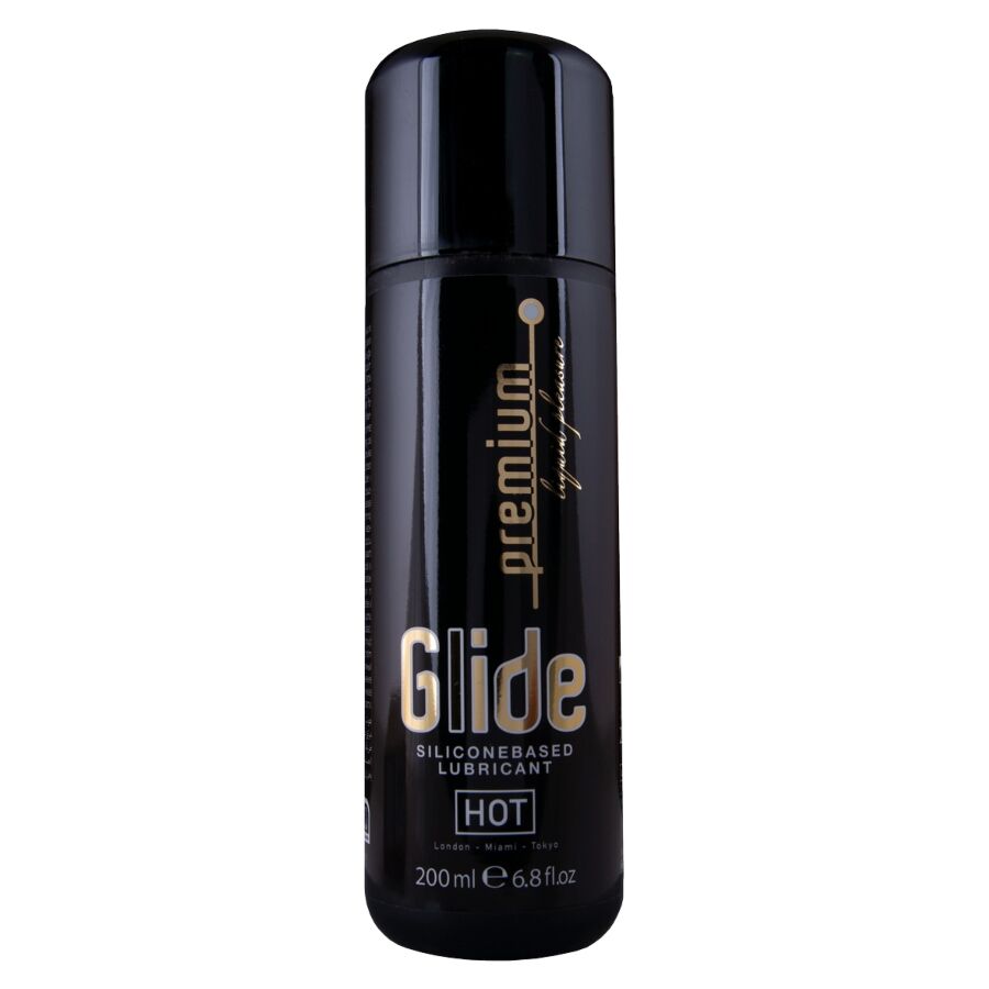 HOT Premium Silicone Glide silikonový lubrikační gel 200 ml