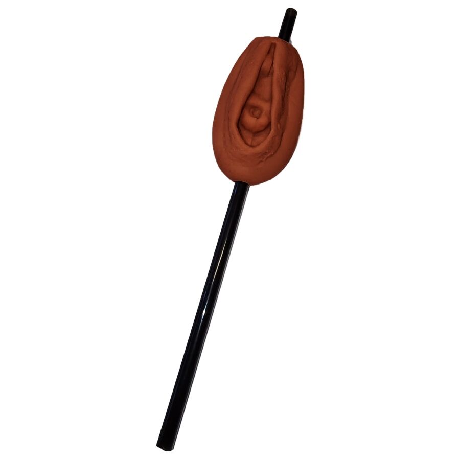 DIABLO PICANTE Vaginální brčko v tmavé barvě