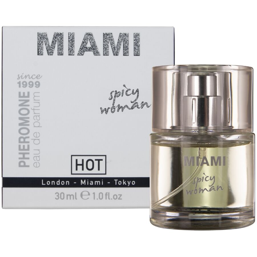 HOT Miami Spicy Woman feromonový parfém, 30 ml