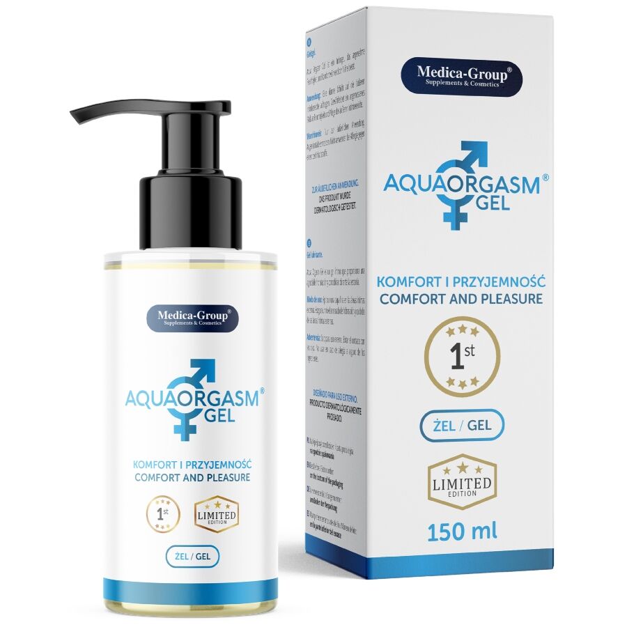 Medica Group Aqua Orgasm lubrikační gel na vodní bázi, 150 ml