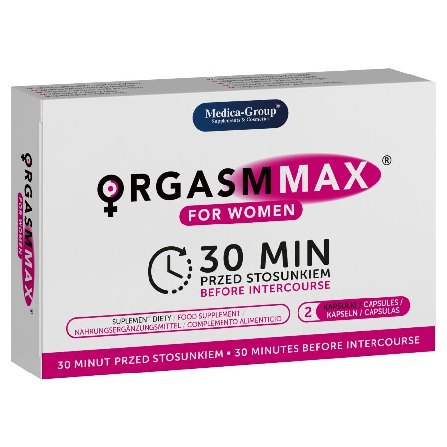 MEDICA GROUP Orgasm Max pro ženy, doplněk stravy se 2 kapslemi
