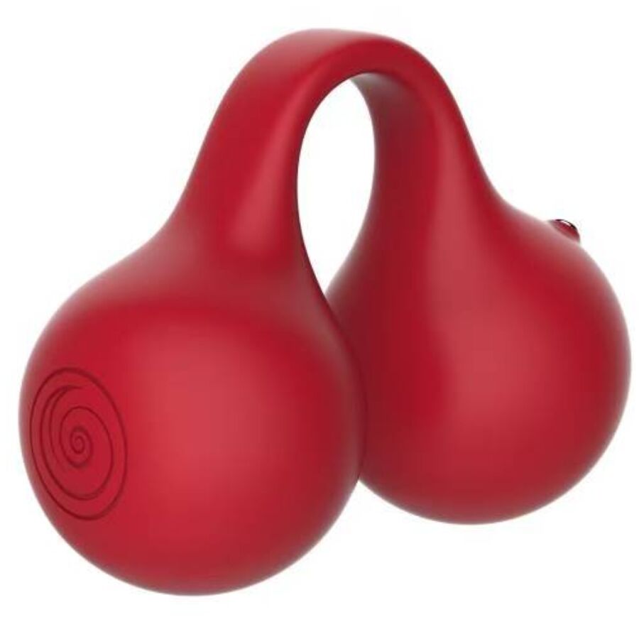 SNAIL VIBE Twinn Cherry stimulátor klitorisu a vibrátor na prst