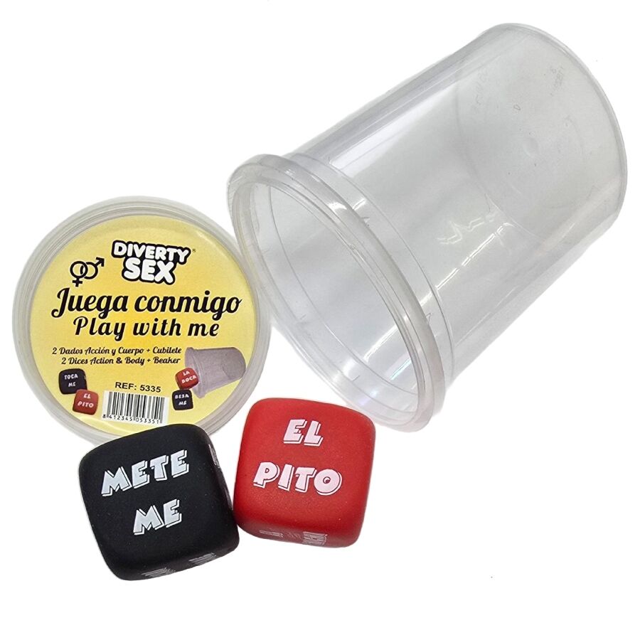 DIABLO PICANTE erotické kostky s kelímkem