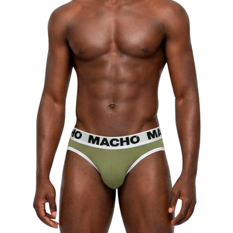 Pánské slipy MACHO MCH013 ve vojenské zelené