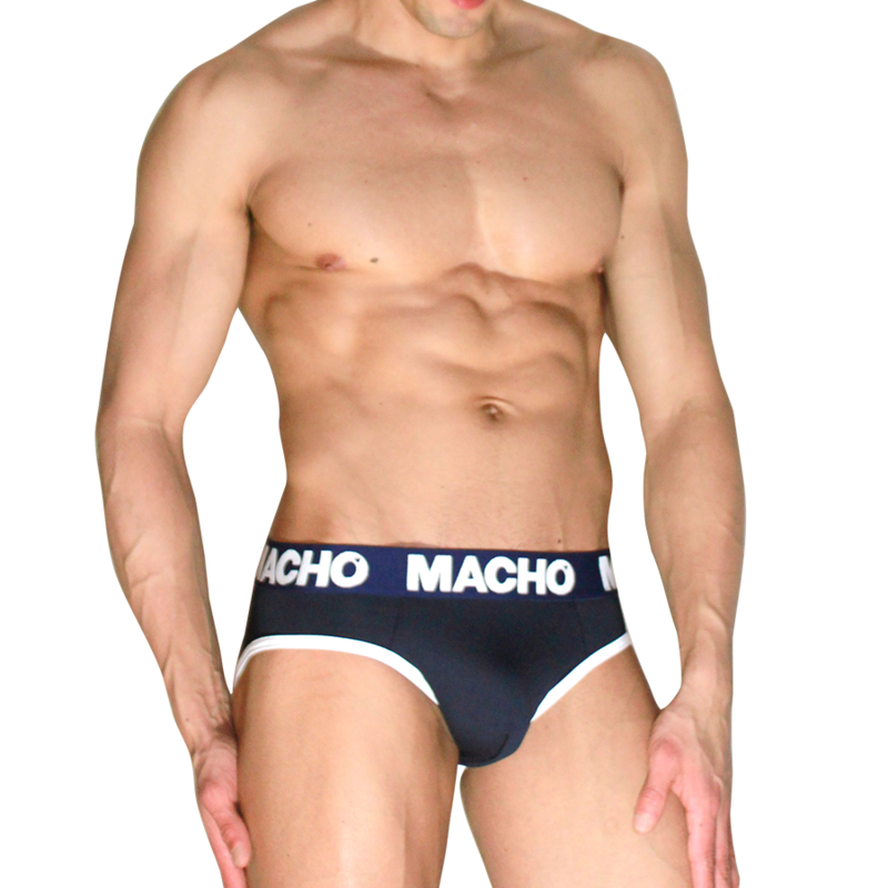 MACHO MCH008 klasické pánské slipy, námořnická modrá, velikost M