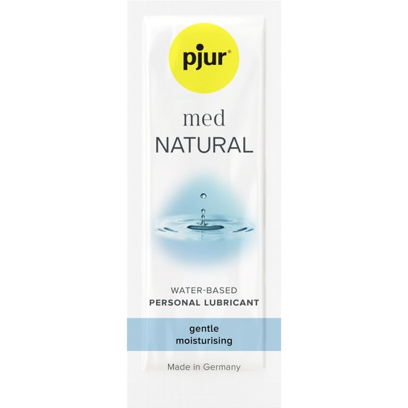 PJUR med NATURAL lubrikační gel na vodní bázi, 2 ml