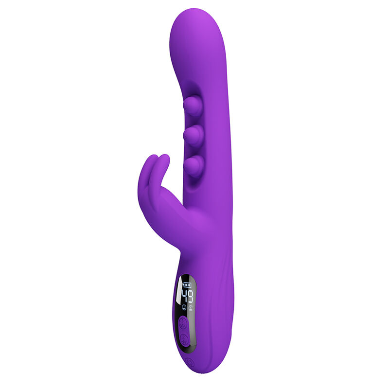 Králičí vibrátor Pretty Love Sabien s poklepovou stimulací
