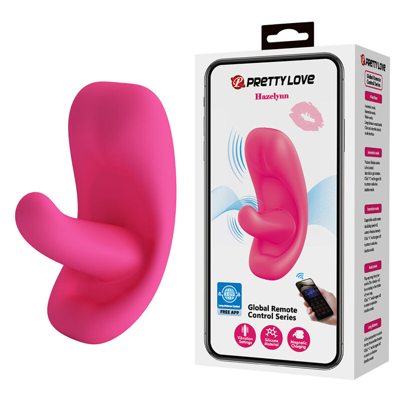 Pretty Love Hazelynn stimulátor klitorisu s ovládáním přes aplikaci, růžový