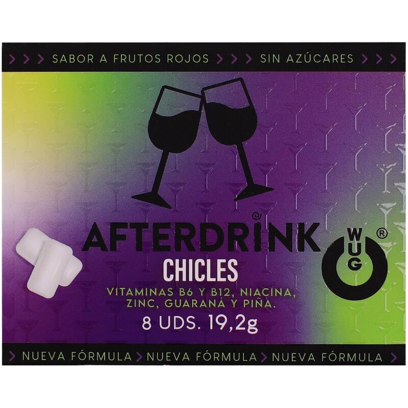 WUG After Drink doplněk stravy ve formě žvýkaček