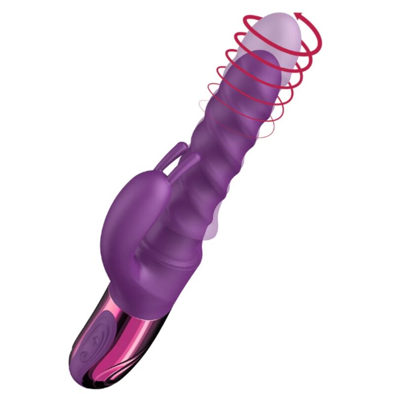 She.E.O Purple Swirl králičí vibrátor