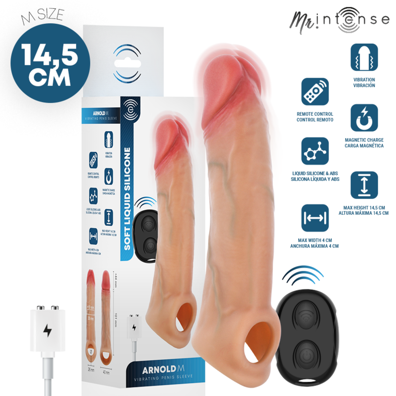 MR. INTENSE Arnold M návlek na penis s vibracemi
