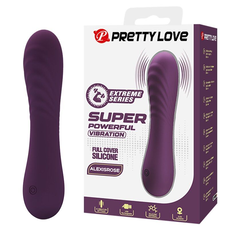 Vibrátor Pretty Love Alexisrose, dobíjecí, fialový
