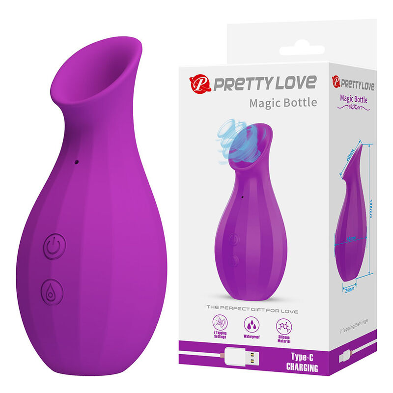 Pretty Love Magic Bottle vibrátor s tlakovými vlnami