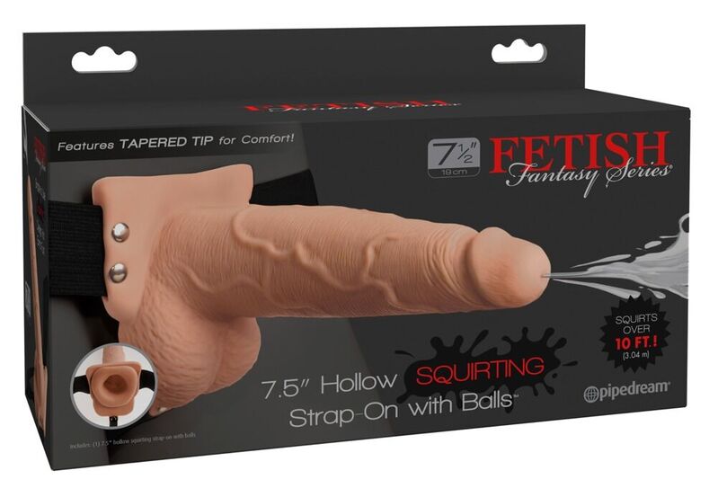 Fetish Fantasy Series postroj s dutým dildem, 19,1 cm