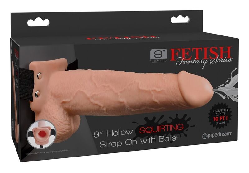 Sada strap on Fetish Fantasy s funkcí vypouštění tekutiny