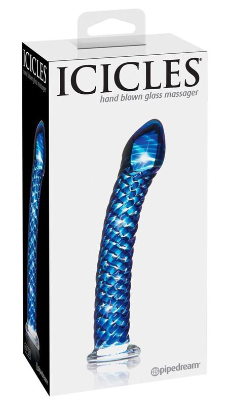 Skleněné dildo ICICLES N. 29