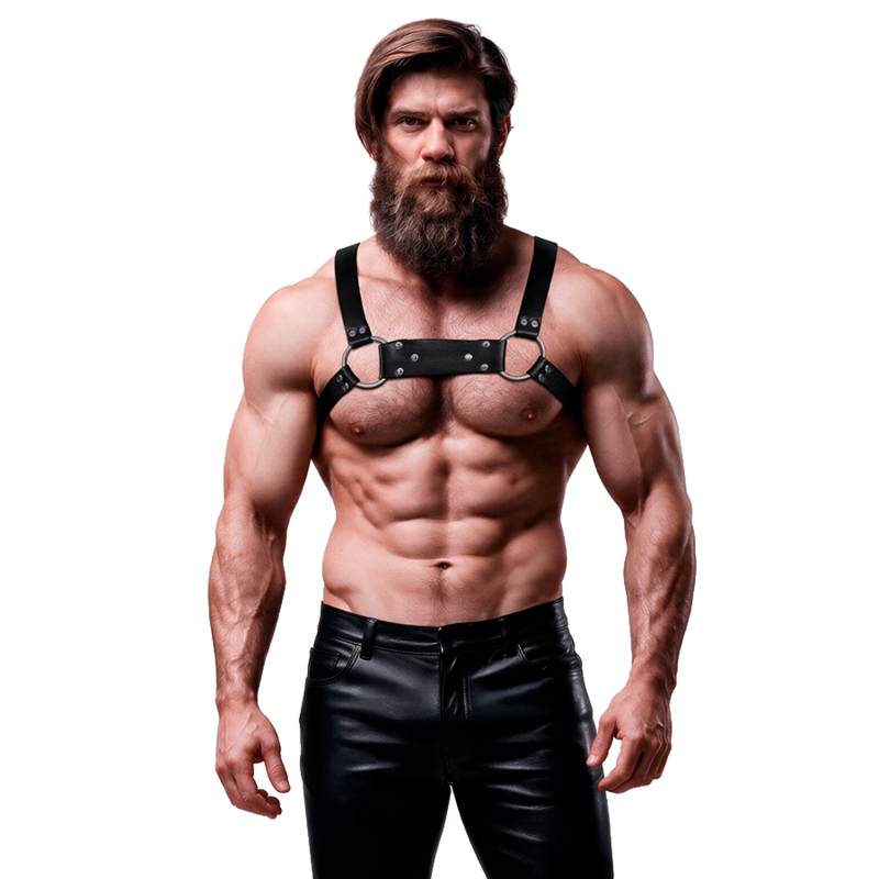 FETISH SUBMISSIVE ATTITUDE Pánský harness Bulldog M/L