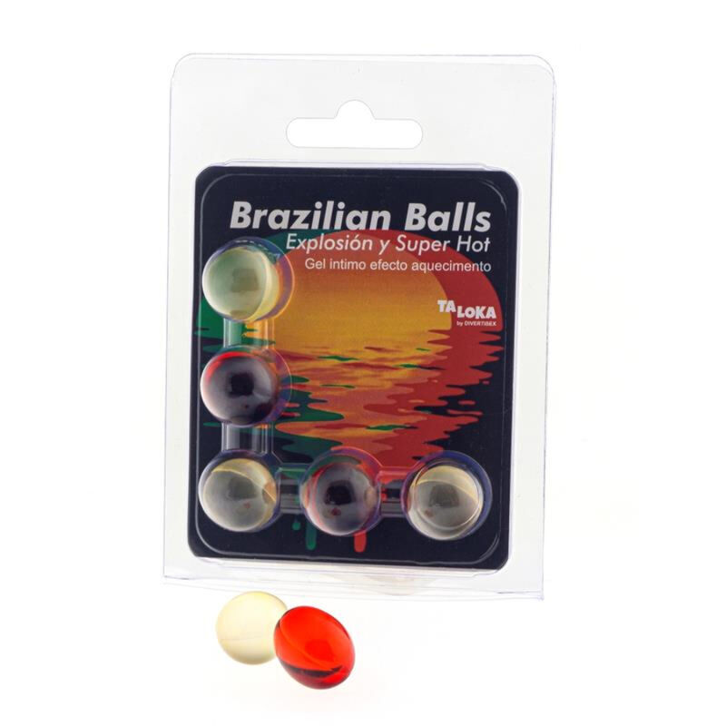 TALOKA Brazilian Balls Super Hot masážní olej