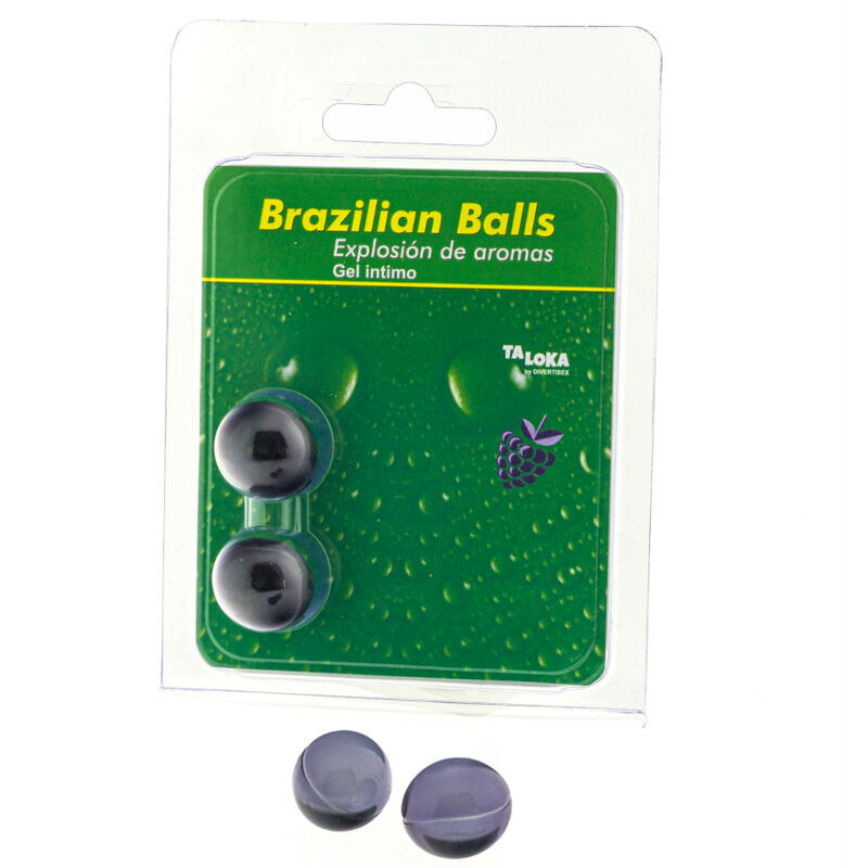 TALOKA masážní gel v kuličkách Brazilian Balls s vůní lesního ovoce