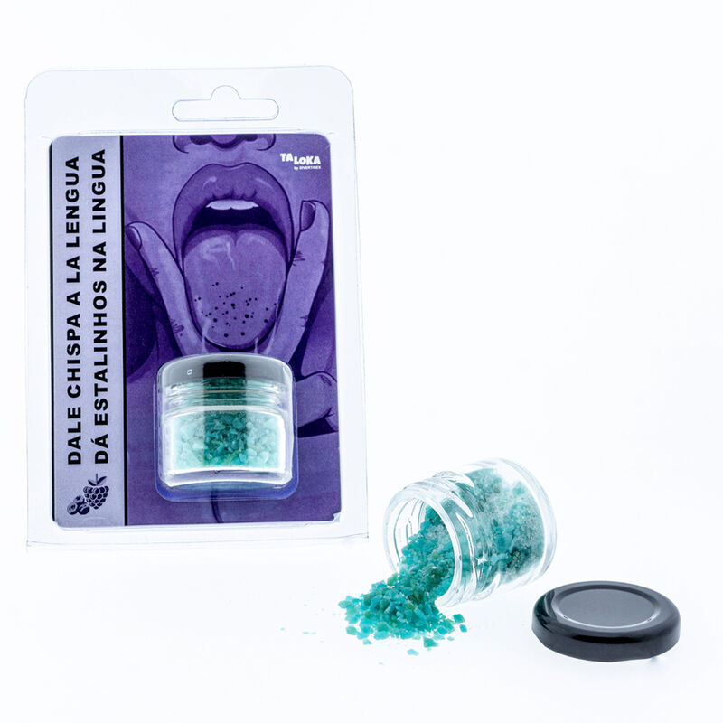 TALOKA Magical Kisses praskací bonbony s borůvkovou příchutí, 30 g