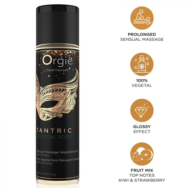 ORGIE Tantric Celestial Scent masážní olej 200 ml