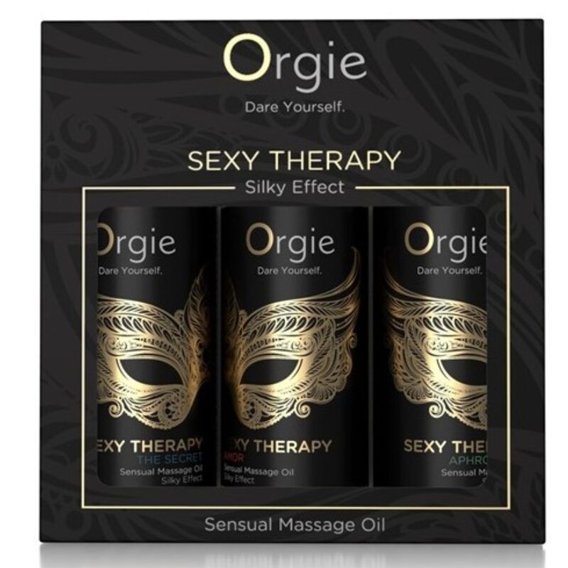 ORGIE Sexy Therapy sada masážních olejů, 3 x 30 ml