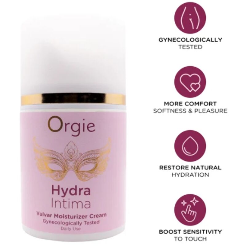 ORGIE Hydra Intima hydratační krém na vulvu, 50 ml