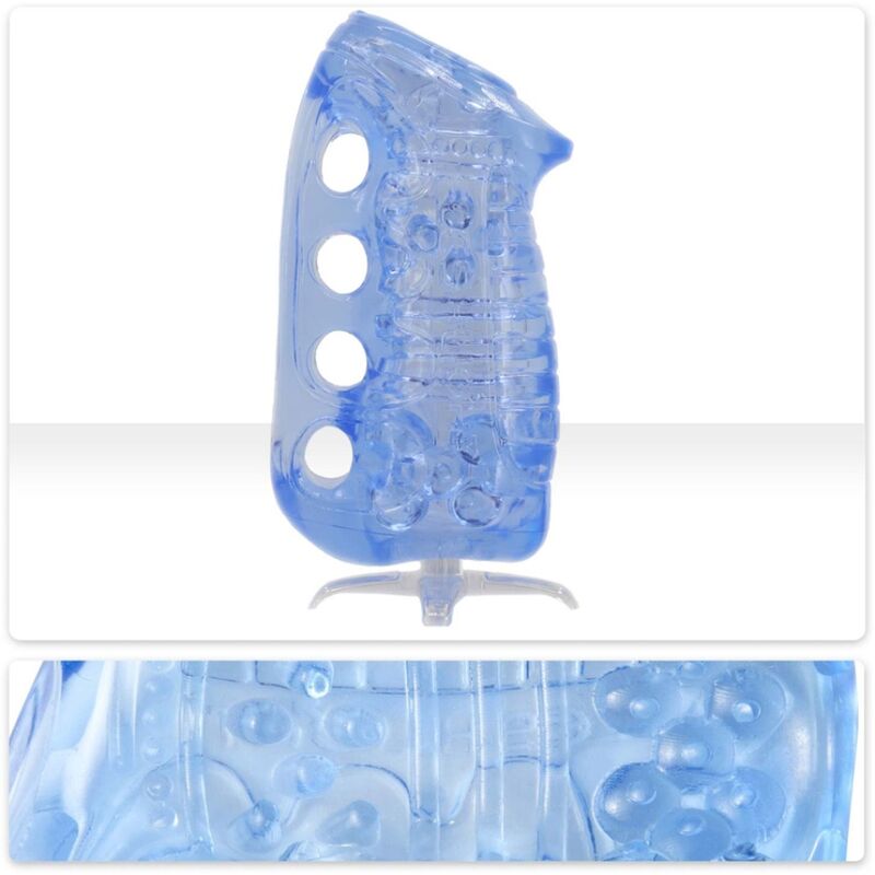 Fleshlight Fleshskins Grip Blue Ice Manuální Masturbátor Pro Muže Modrý