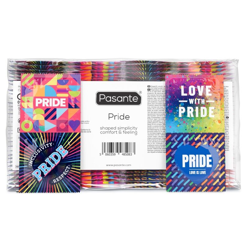 Standardní kondomy PASANTE Pride, 3 kusy