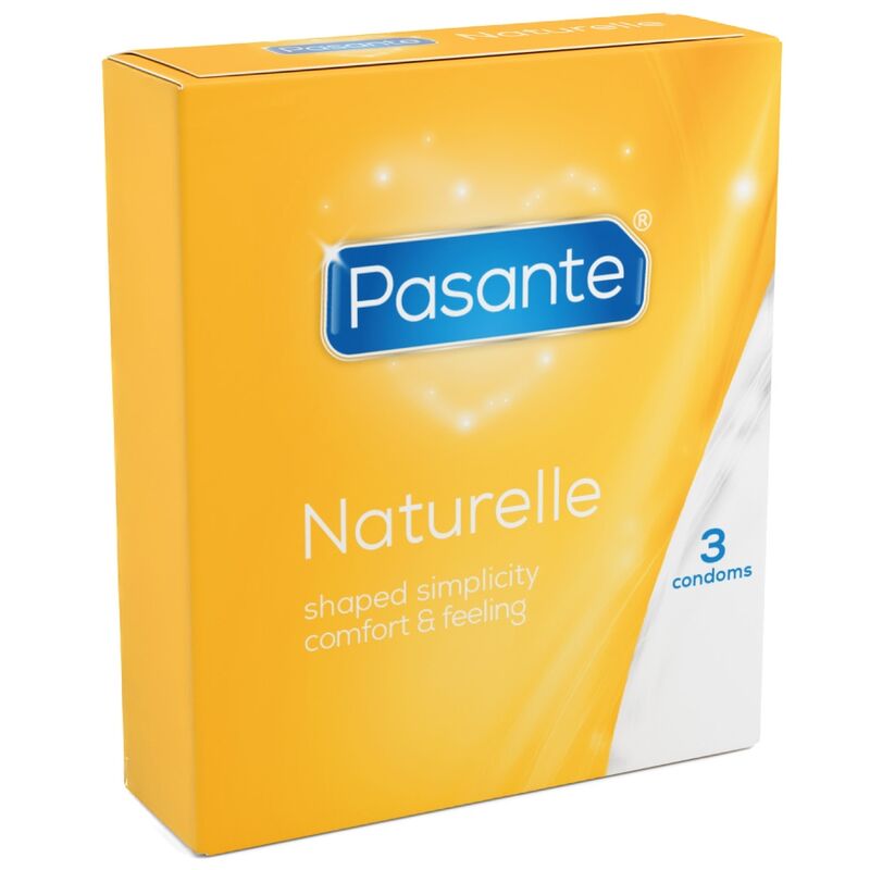 Standardní kondomy Pasante Naturelle, 3 kusy