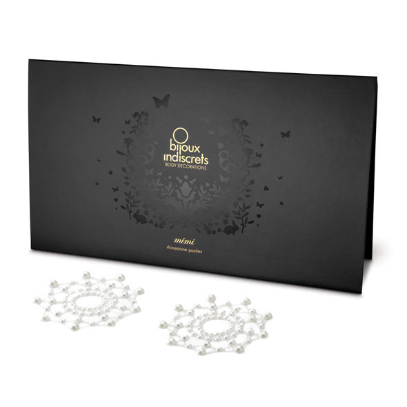 Bijoux Indiscrets Mimi Pearl Golden ozdobné krytky na bradavky
