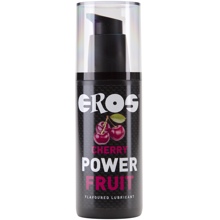 Lubrikační gel EROS POWER LINE s třešňovou příchutí, 125 ml