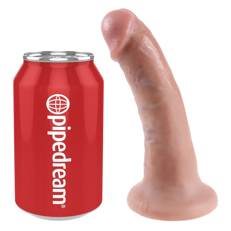 Realistické dildo KING COCK 15,2 cm s přísavkou
