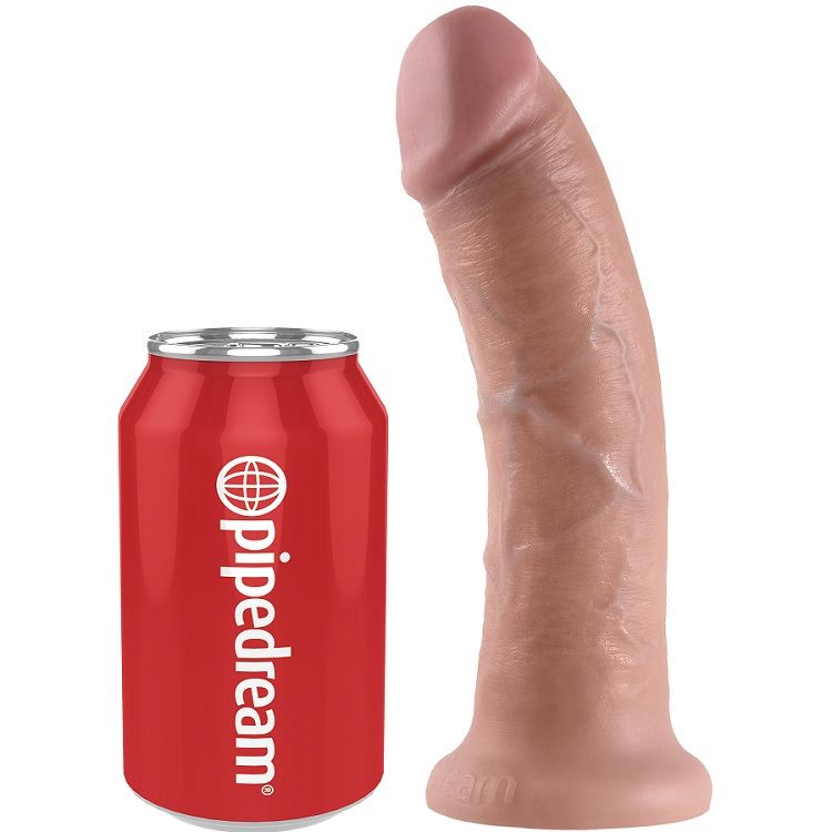 KING COCK 8 dildo s přísavkou, tělové barvy, 20,3 cm