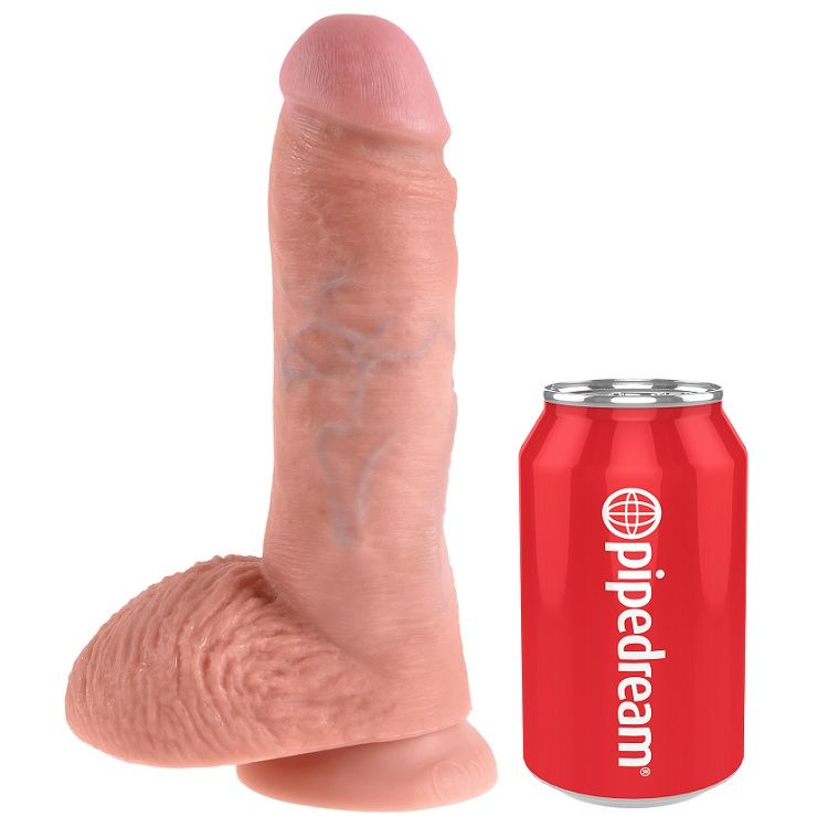 Dildo KING COCK s varlaty, 20,3 cm