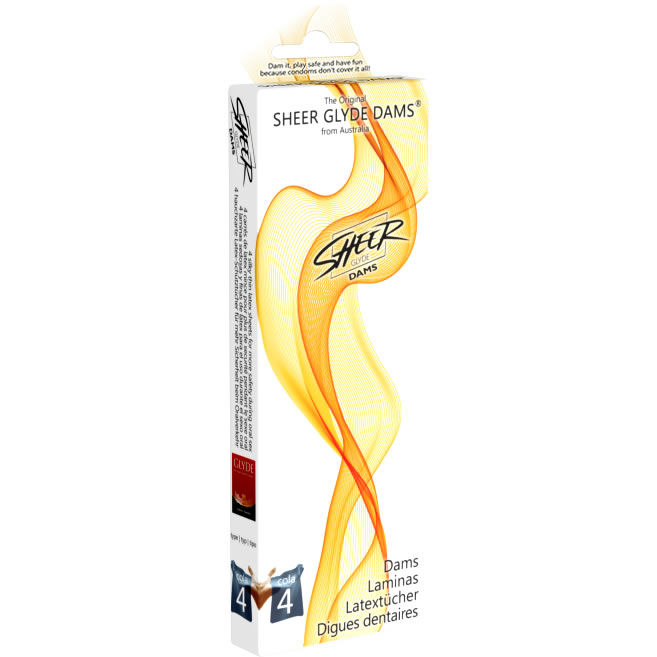 SHEER GLYDE latexové roušky s vůní Coke, 4 kusy