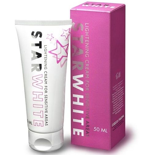 COBECO Star White krém na zesvětlení intimní pokožky, 50 ml