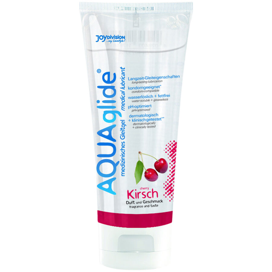JOYDIVISION AQUAglide Cherry lubrikační gel s příchutí, 100 ml