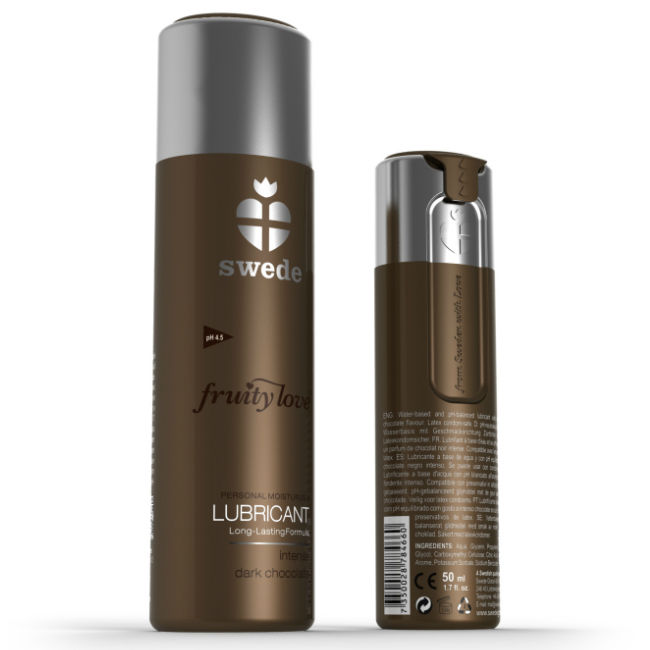 Swede Fruity Love lubrikační gel s příchutí hořké čokolády, 50 ml