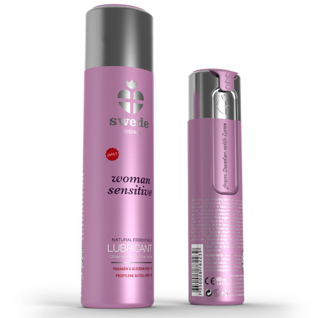 Swede Woman Sensitive lubrikační gel na vodní bázi, 60 ml