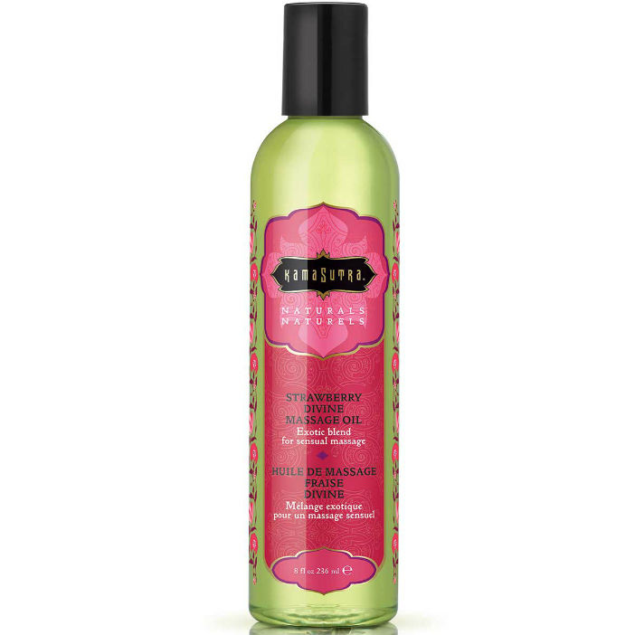 Masážní olej Kama Sutra Naturals Divine Strawberry