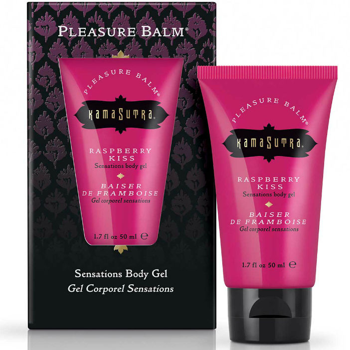 KamaSutra Stimulating Pleasure Balm s malinovým krémem, 50 ml