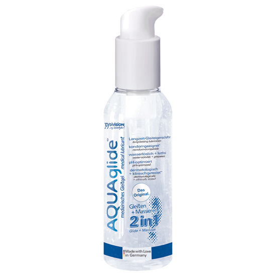 JOYDIVISION AQUAGLIDE 2 in 1 lubrikační a masážní gel, 125 ml