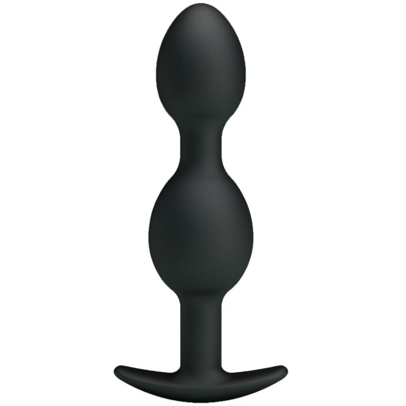 Anální kolík Pretty Love s kuličkami se závažím, 12,5 cm