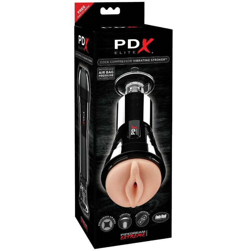 Vibrační masturbátor PDX ELITE s technologií Airbag